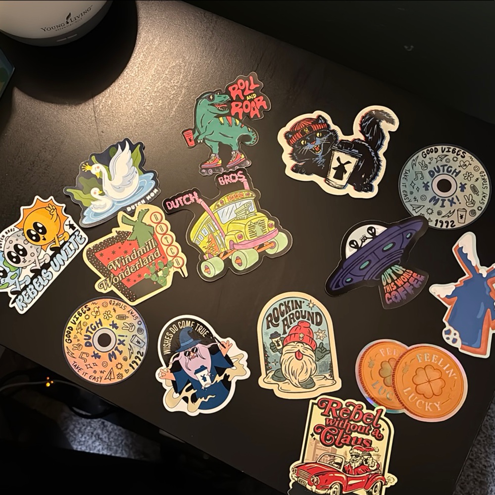 ***Set of 14 Dutch Bros Stickers***